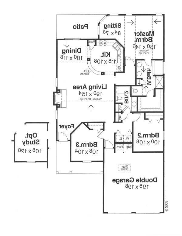 Floor Plan image of CALLAWAY-D House Plan